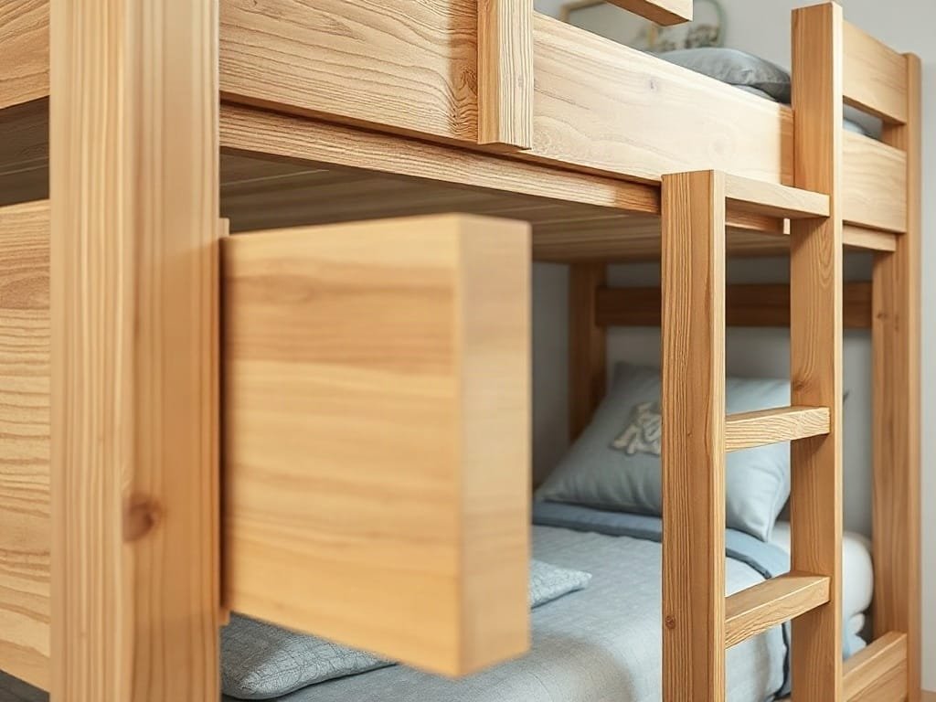 Kinh nghiệm chọn giường tầng: chi tiết phụ kiện