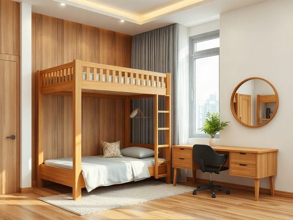 Kinh nghiệm chọn giường tầng: hợp không gian