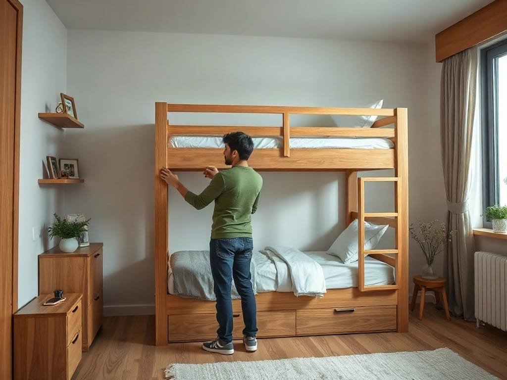 Khám Phá Giường Tầng Cho Bé Giá Rẻ: Giải Pháp Tiết Kiệm Không Gian Hoàn Hảo Kinh nghiệm chọn giường tầng: kiểm tra kết cấu