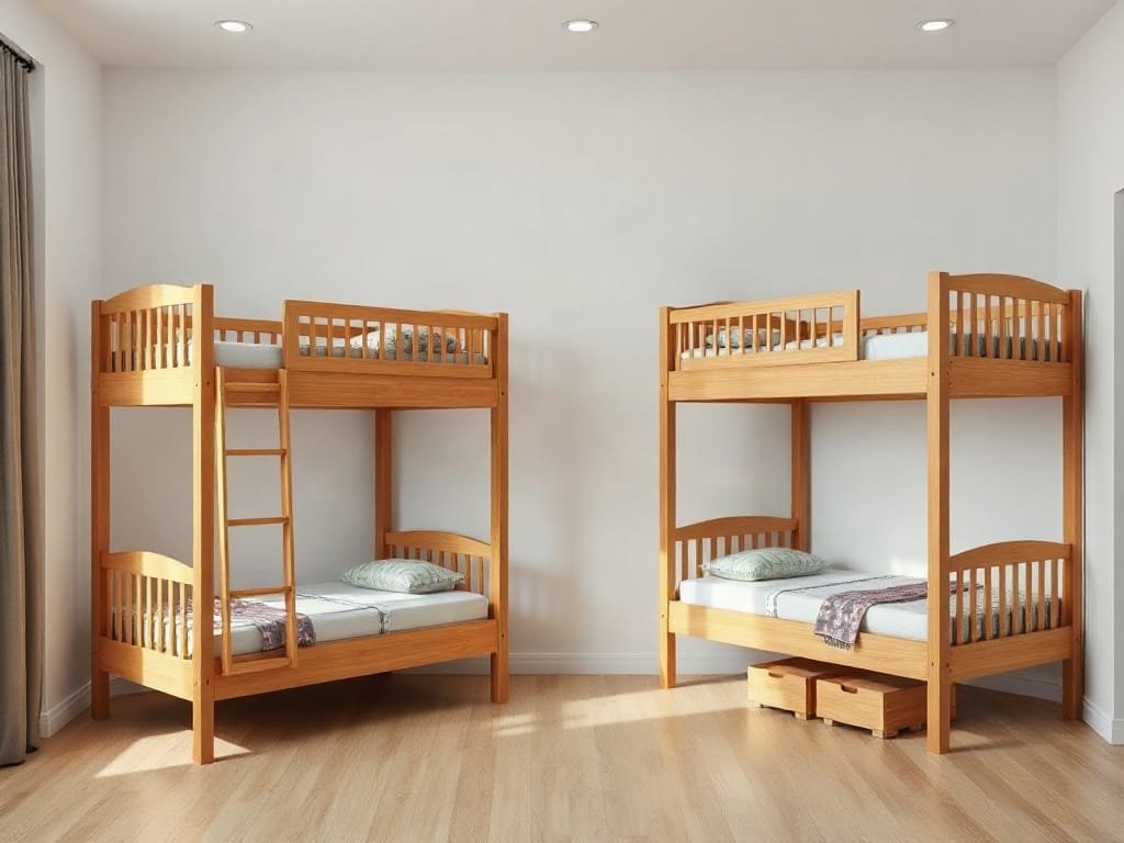 Ứng Dụng Thực Tế Của Giường Tầng Cao Cấp Trong Không Gian Sống Hiện Đại Kinh nghiệm chọn giường tầng: so sánh kích thước