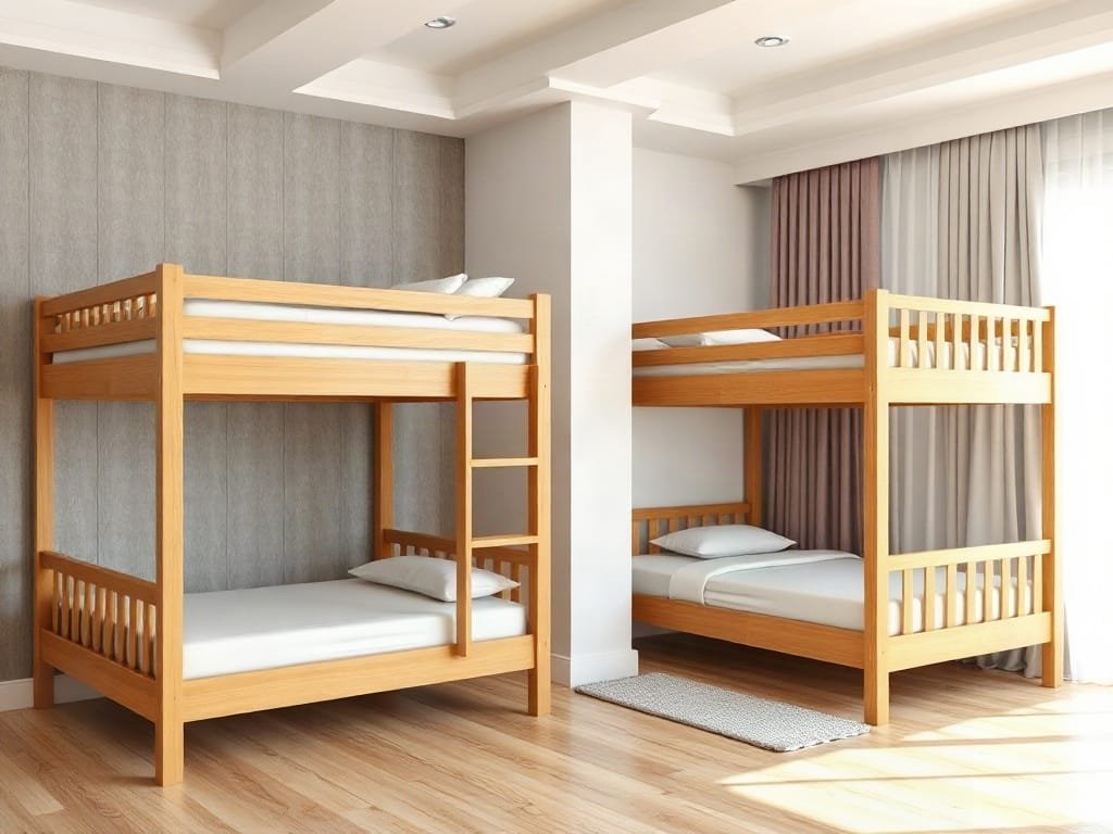Giường Tầng 1m6 x 2m: Giải Pháp Nội Thất Tiện Ích Cho Mọi Gia Đình Kinh nghiệm chọn giường tầng: so sánh kích thước
