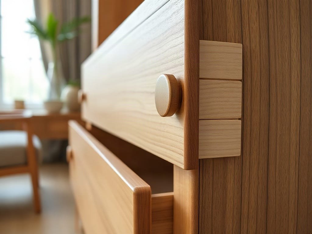Kinh nghiệm chọn nội thất gỗ: chi tiết phụ kiện