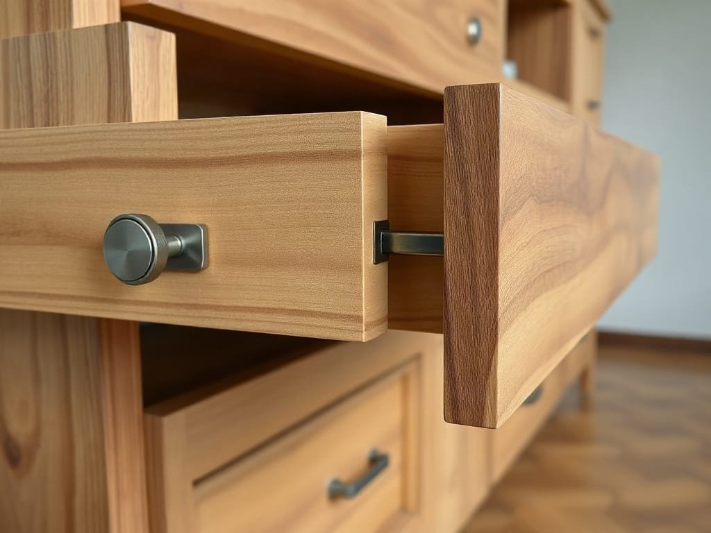 Kinh nghiệm chọn nội thất gỗ: chi tiết phụ kiện