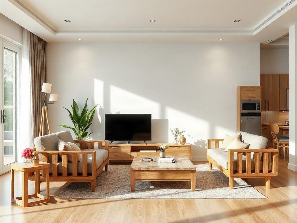 Kinh nghiệm chọn nội thất gỗ: hợp không gian