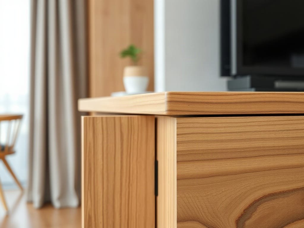 Tủ gỗ ép 4 cánh: Lựa chọn hoàn hảo cho không gian phòng ngủ hiện đại Kinh nghiệm chọn nội thất gỗ: kiểm tra bề mặt