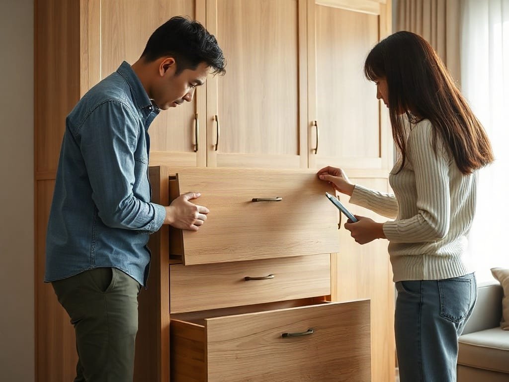Kinh nghiệm chọn nội thất gỗ: kiểm tra kết cấu