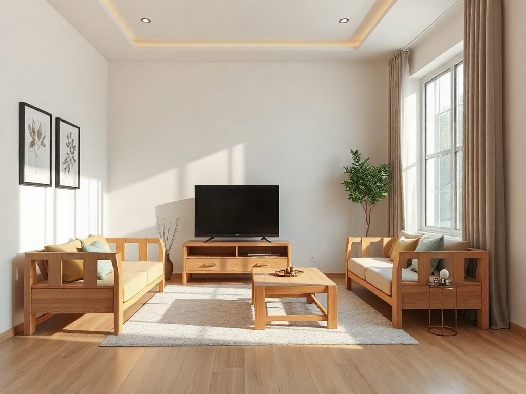 Tủ gỗ ép 4 cánh: Lựa chọn hoàn hảo cho không gian phòng ngủ hiện đại Kinh nghiệm chọn nội thất gỗ: so sánh kích thước