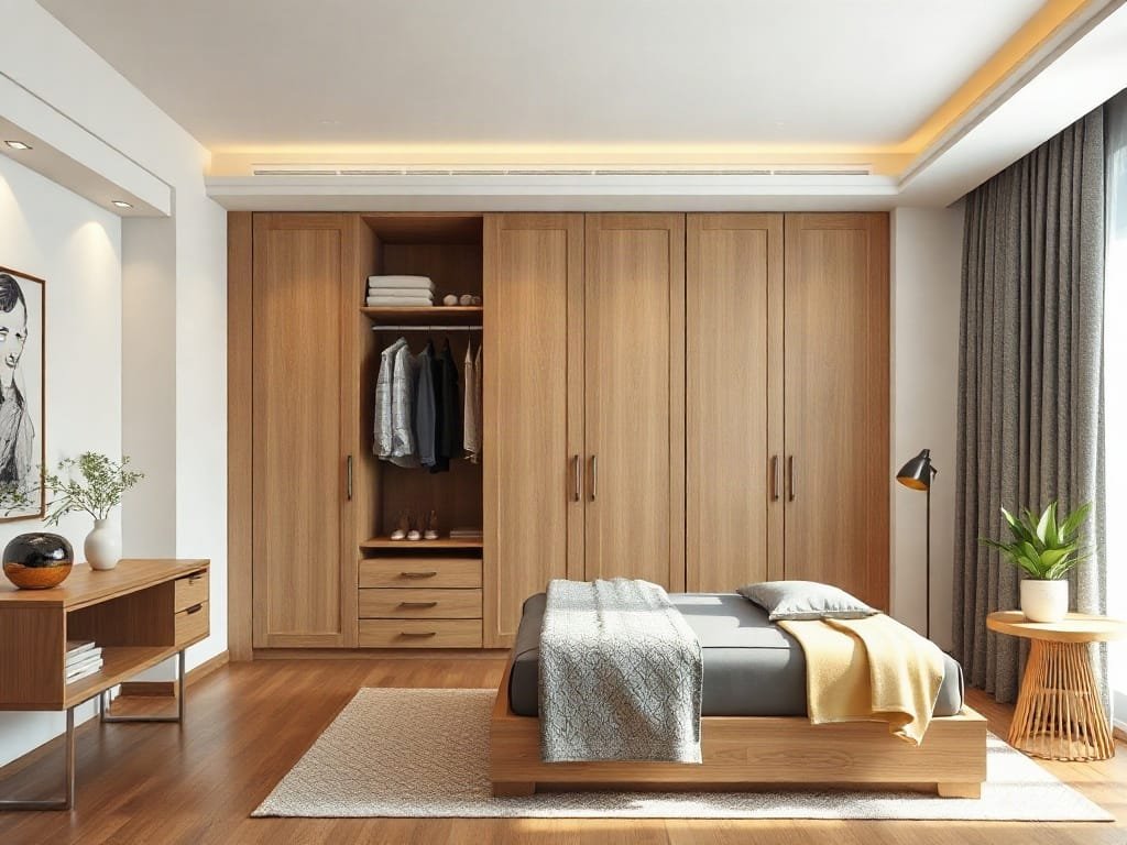 Kinh nghiệm chọn tủ quần áo: hợp không gian