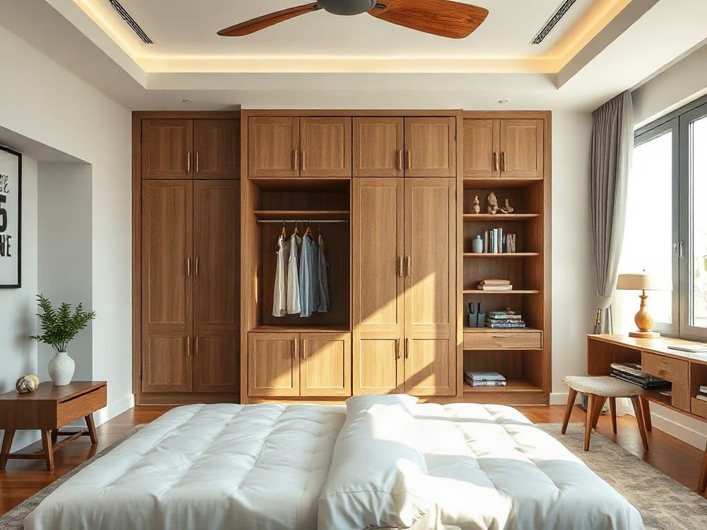 Kinh nghiệm chọn tủ quần áo: hợp không gian