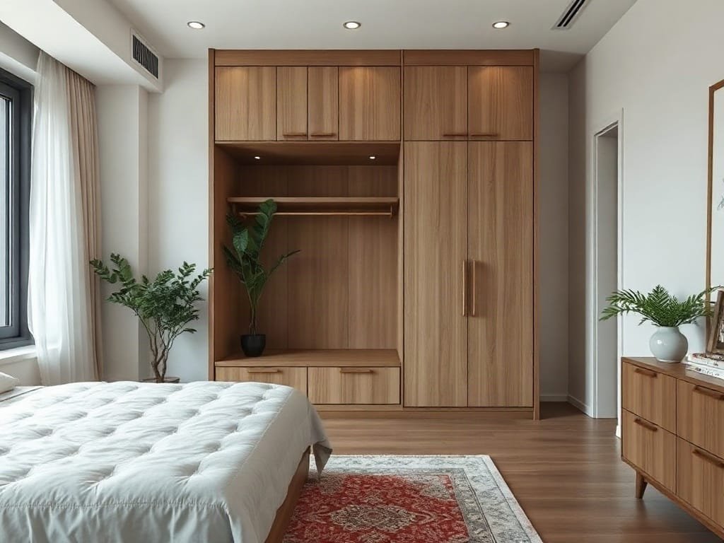 Khám Phá 7 Ưu Điểm Vượt Trội Khi Sử Dụng Tủ Quần Áo Gỗ Công Nghiệp Kinh nghiệm chọn tủ quần áo: hợp không gian