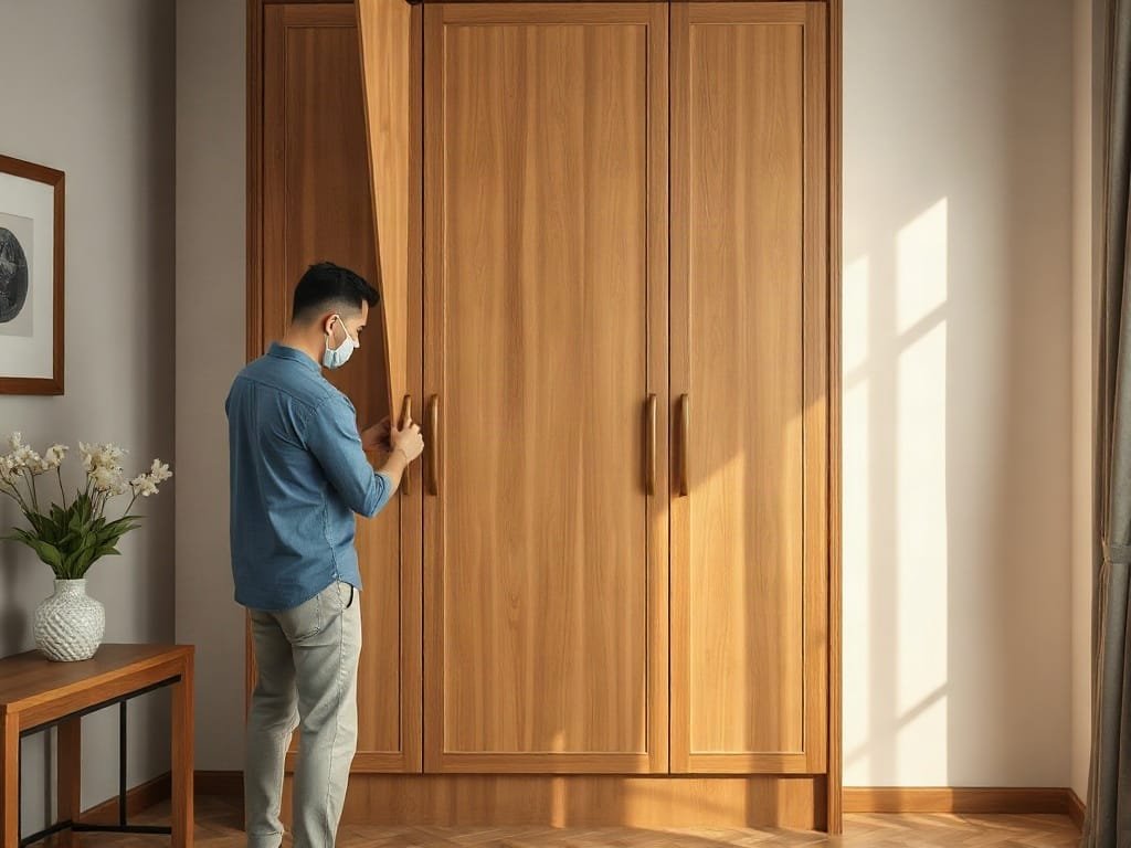 Kinh nghiệm chọn tủ quần áo: kiểm tra kết cấu