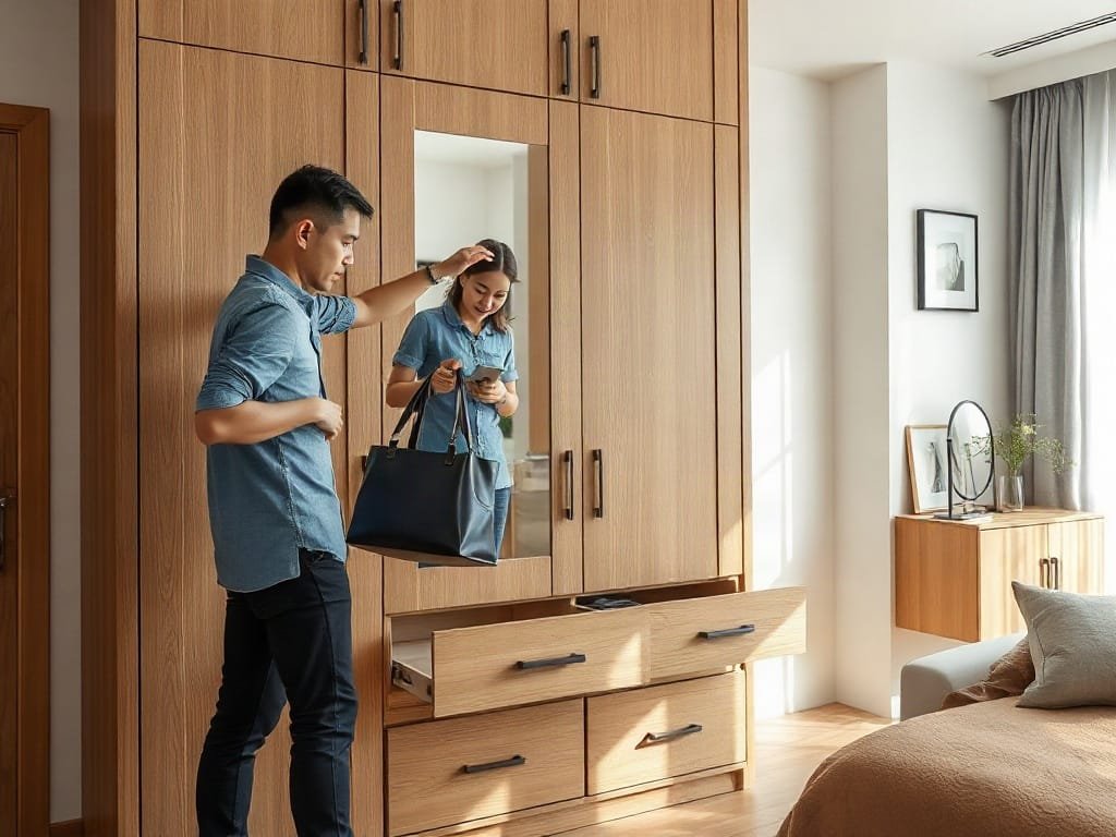 Kinh nghiệm chọn tủ quần áo: kiểm tra kết cấu