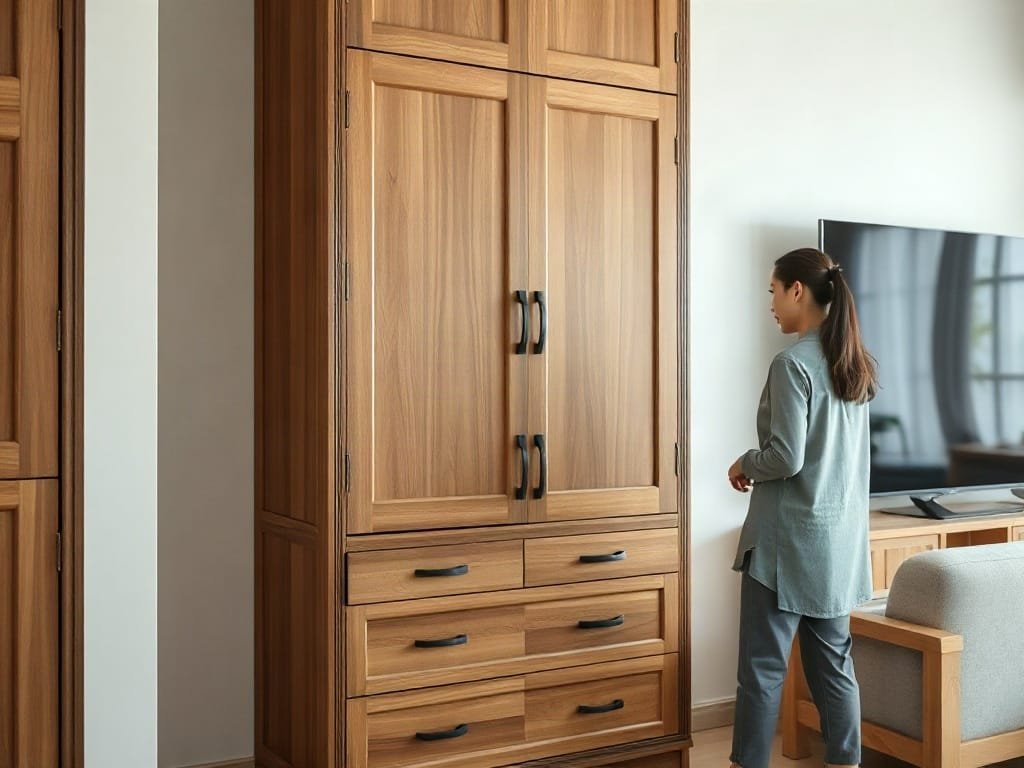 Tìm Hiểu Về Tủ Áo Cho Không Gian Sống Hiện Đại Kinh nghiệm chọn tủ quần áo: kiểm tra kết cấu