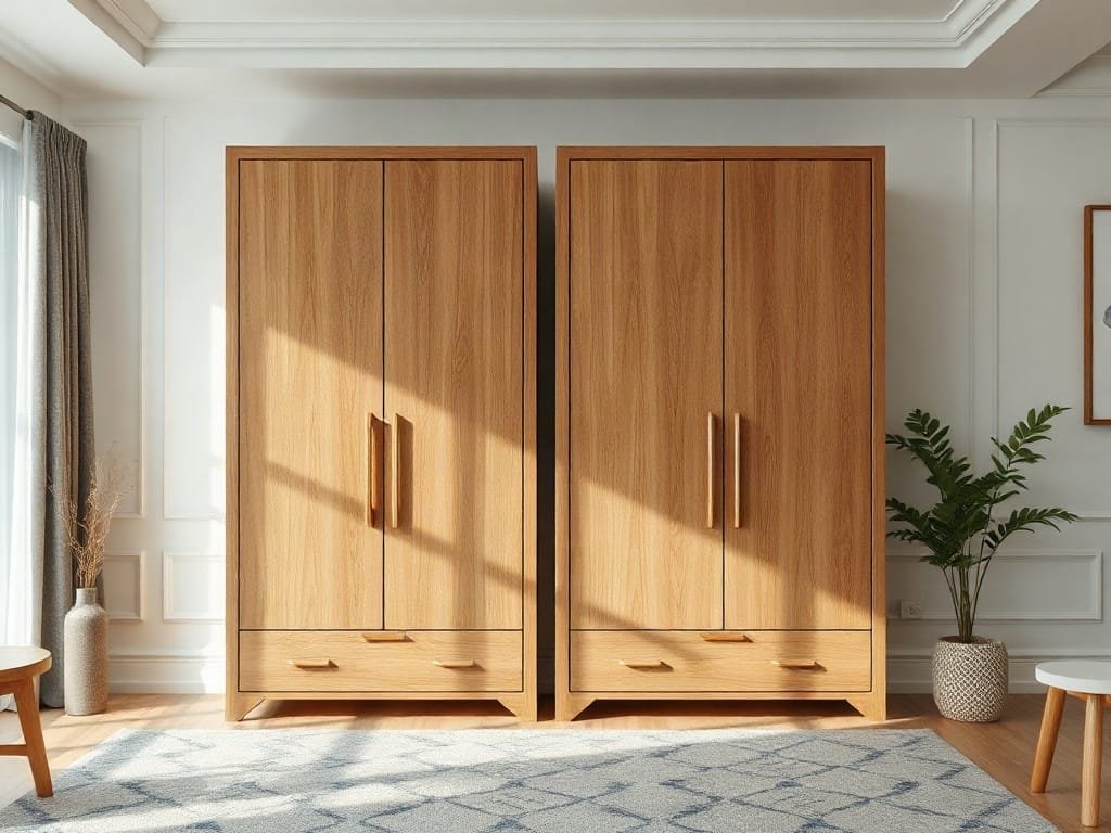 Kinh nghiệm chọn tủ quần áo: so sánh kích thước