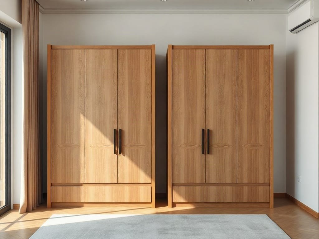 Kinh nghiệm chọn tủ quần áo: so sánh kích thước