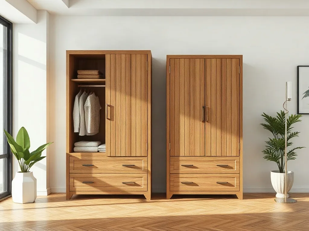 Kinh nghiệm chọn tủ quần áo: so sánh kích thước