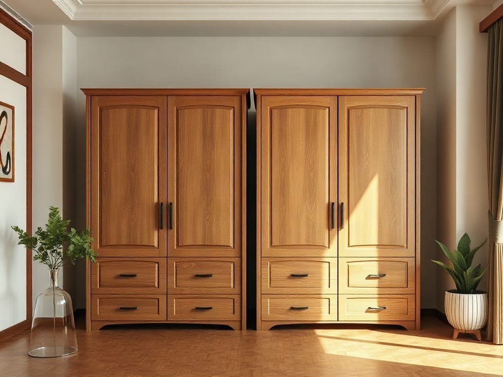Khám Phá 7 Ưu Điểm Vượt Trội Khi Sử Dụng Tủ Quần Áo Gỗ Công Nghiệp Kinh nghiệm chọn tủ quần áo: so sánh kích thước