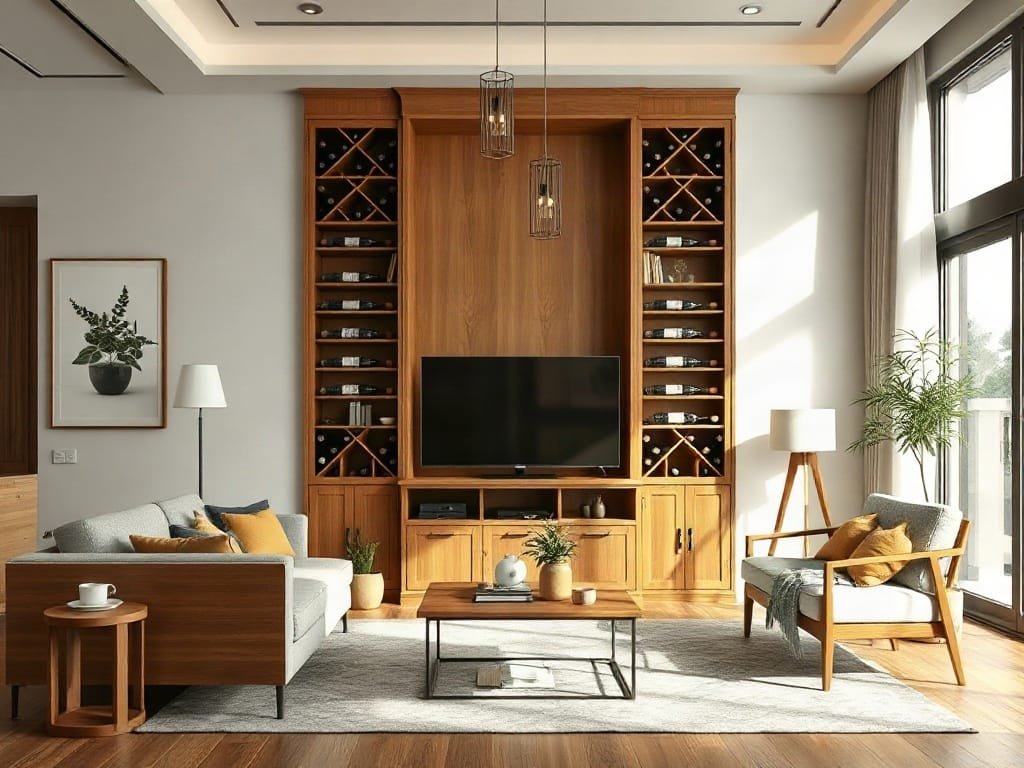 Kinh nghiệm chọn tủ rượu: hợp không gian