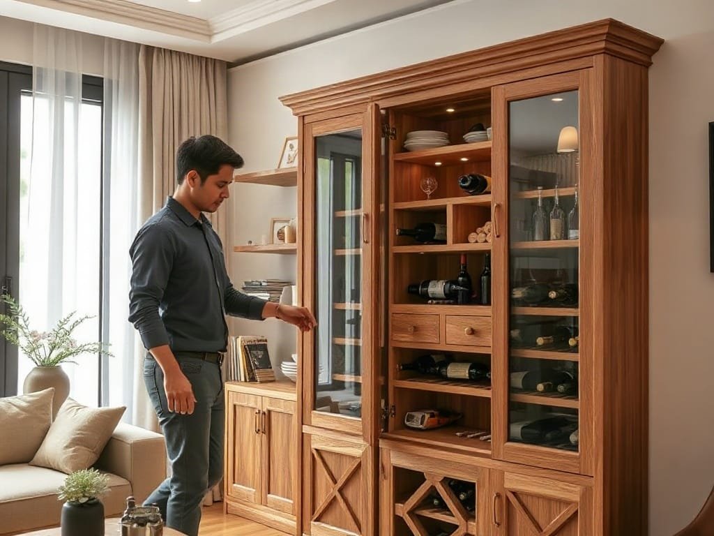 Kinh nghiệm chọn tủ rượu: kiểm tra kết cấu