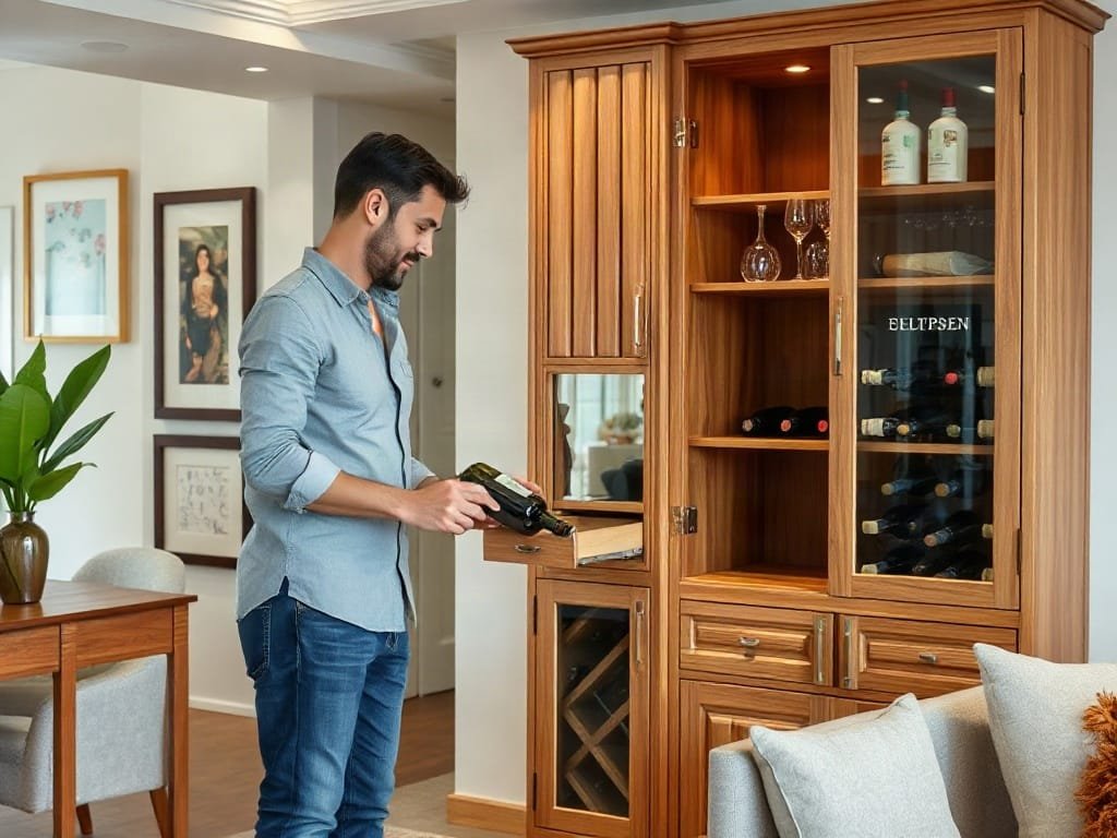 Kinh nghiệm chọn tủ rượu: kiểm tra kết cấu
