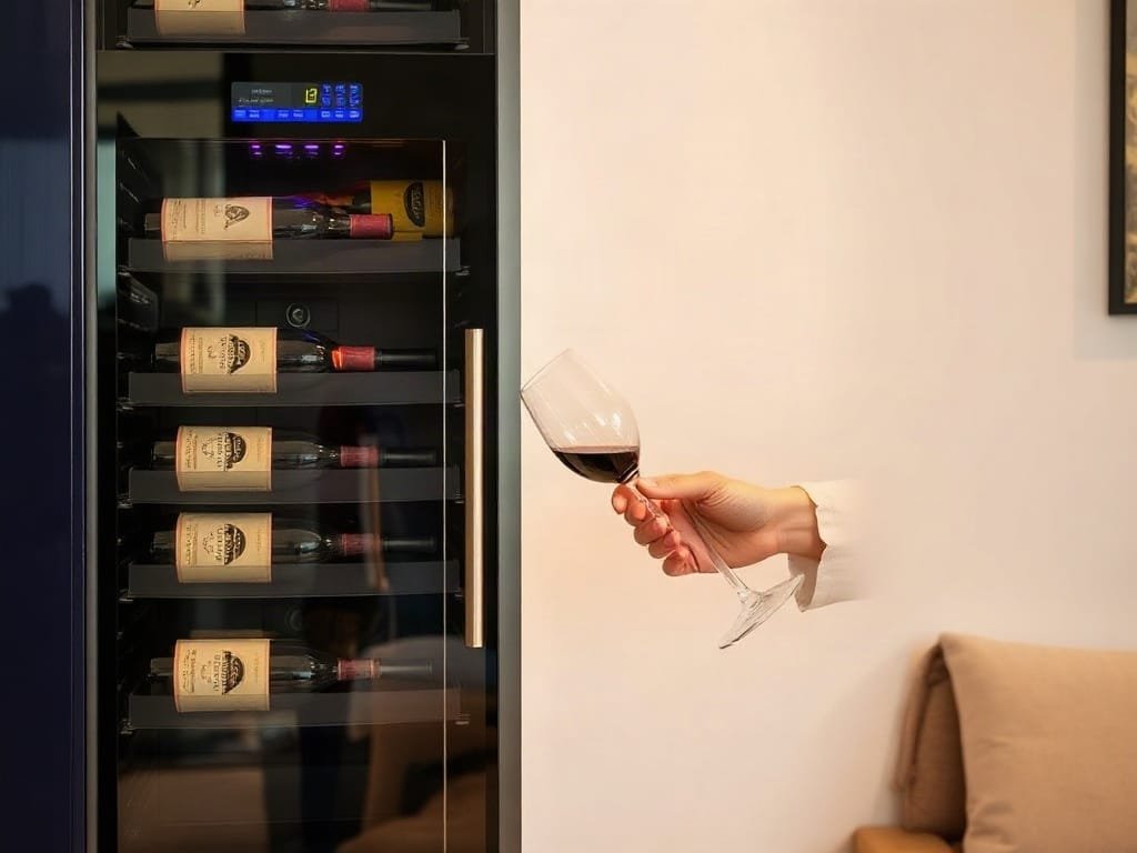 Người Việt chọn rượu từ tủ rượu phong cách và nhỏ gọn
