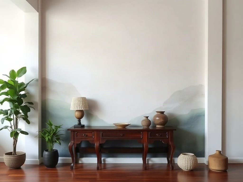 Gia đình Việt tham dự lễ bên bàn thờ tươm tất được trang trí.