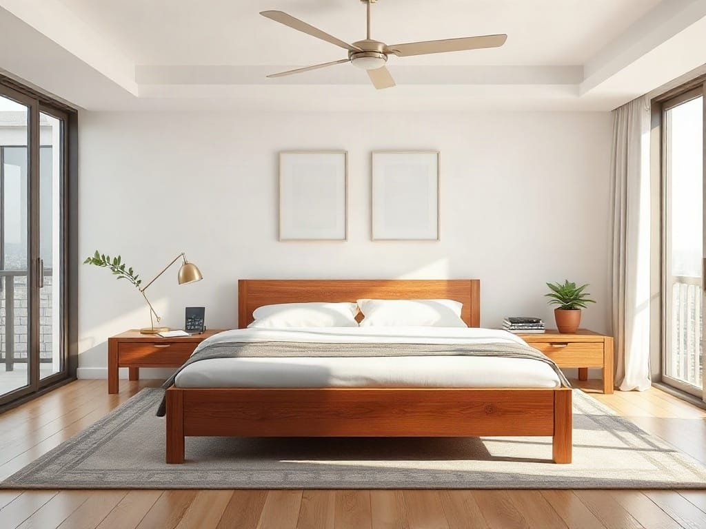 10 Yếu Tố Giúp Giường Ngủ Chuẩn Phong Thủy Mang Lại Giấc Ngủ An Lành Phong thủy giường ngủ: không gian thông thoáng