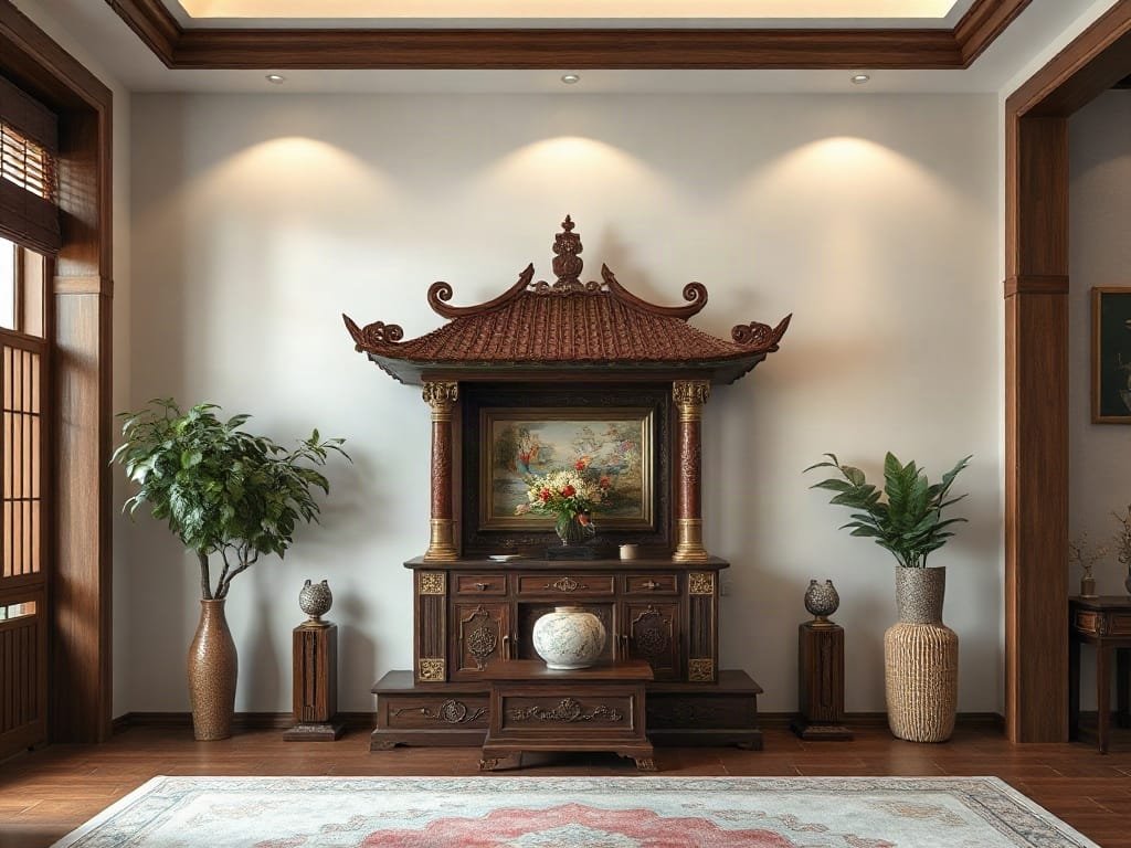 Những Lỗi Phong Thủy Gây Xui Khi Đặt Bàn Thờ: Hướng Dẫn Chi Tiết và Cách Khắc Phục Phong thủy tủ thờ: bố cục hài hòa