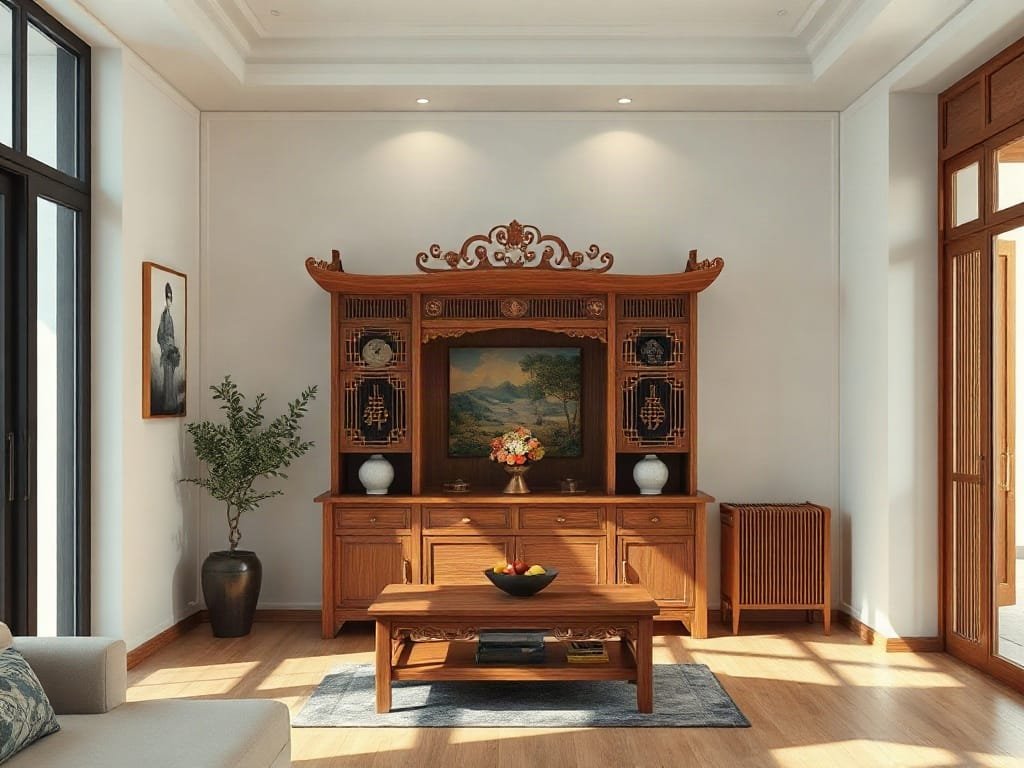 Phong thủy tủ thờ: hướng bố trí