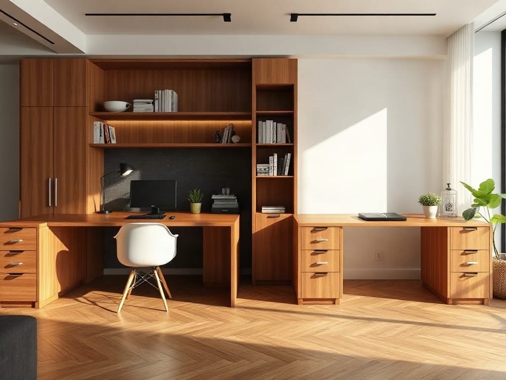 So sánh bàn làm việc: gỗ tự nhiên và MDF Melamine