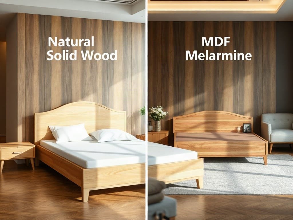 Giá Giường Gỗ Sồi 1m6: Cập Nhật Mới Nhất và Hướng Dẫn Chọn Mua So sánh giường ngủ: gỗ tự nhiên và MDF Melamine