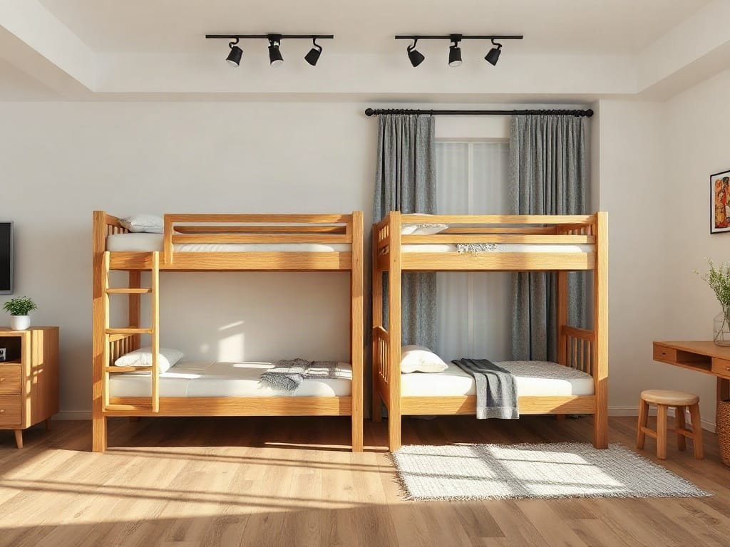 So sánh giường tầng: gỗ tự nhiên và MDF Melamine