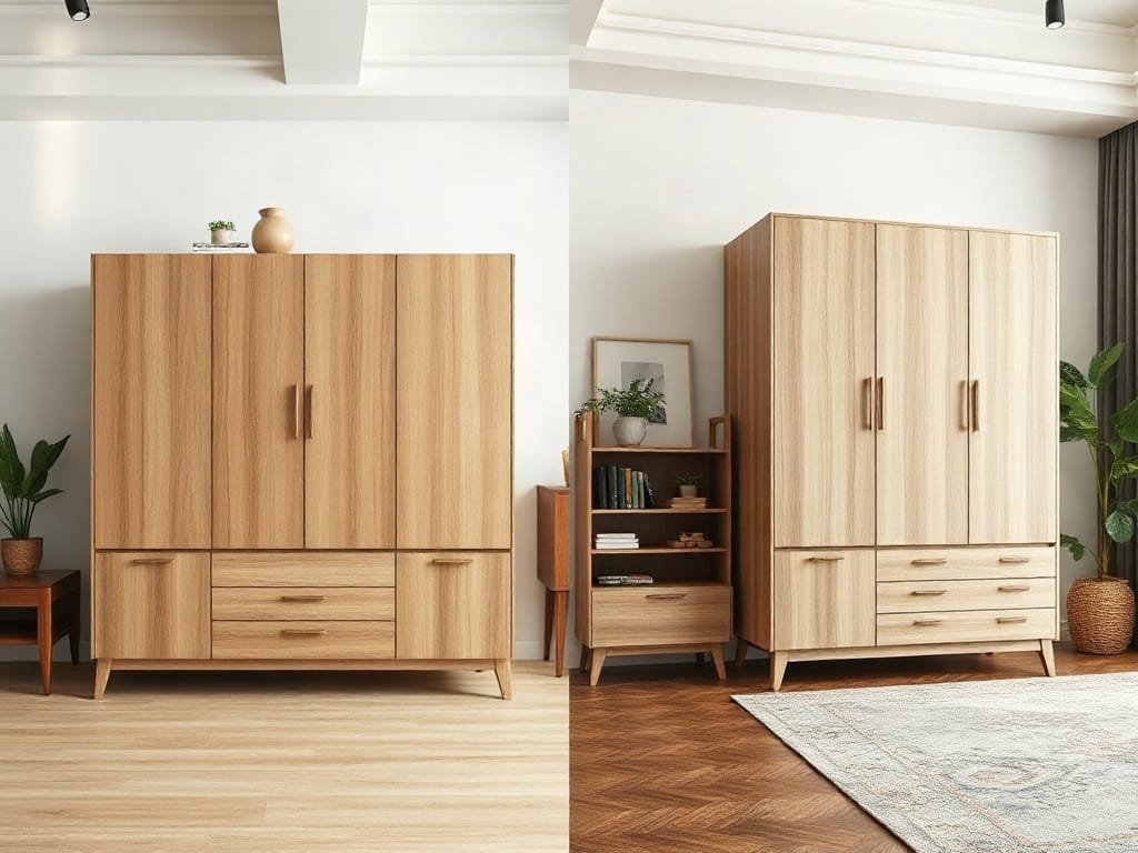 So sánh nội thất gỗ: gỗ tự nhiên và MDF Melamine