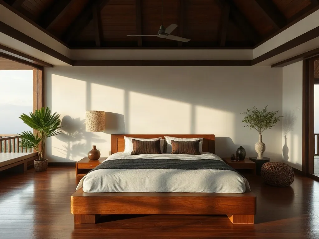 Thiết kế giường gỗ sang trọng trong biệt thự Việt Nam