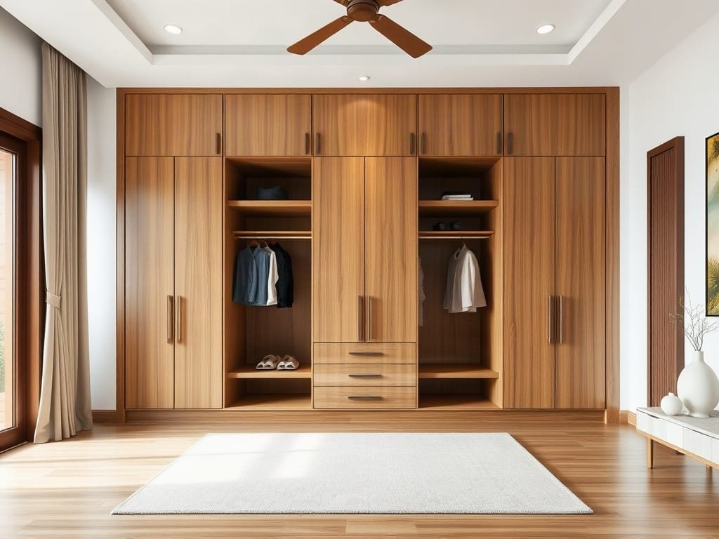 Tủ quần áo sang trọng tại biệt thự Quận 7