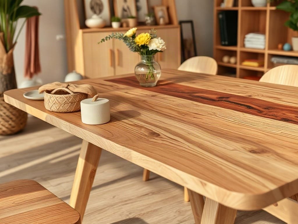 Vật liệu thân thiện môi trường cho bàn gỗ tự nhiên