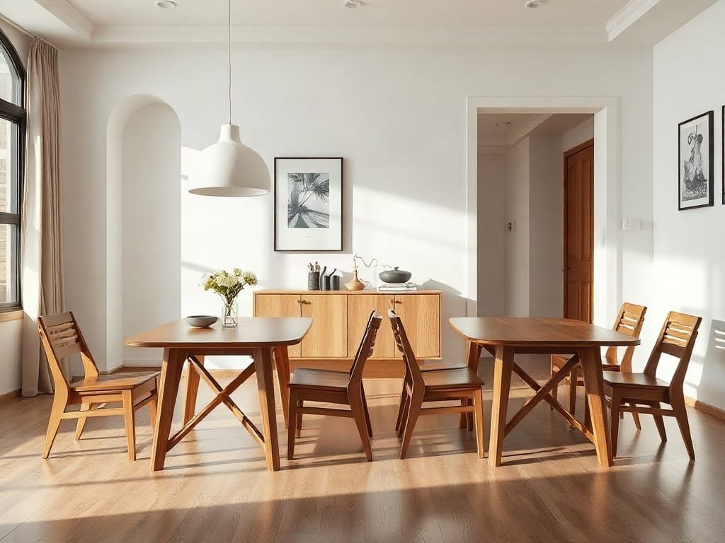 5 Tác Dụng Đầy Bất Ngờ Của Bàn Ăn Gỗ Dễ Phối Nội Thất Kinh nghiệm chọn bàn ăn: so sánh kích thước