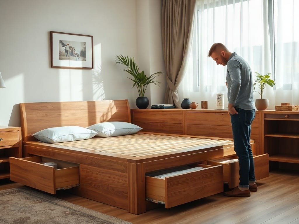 Kinh nghiệm chọn giường ngủ: kiểm tra kết cấu