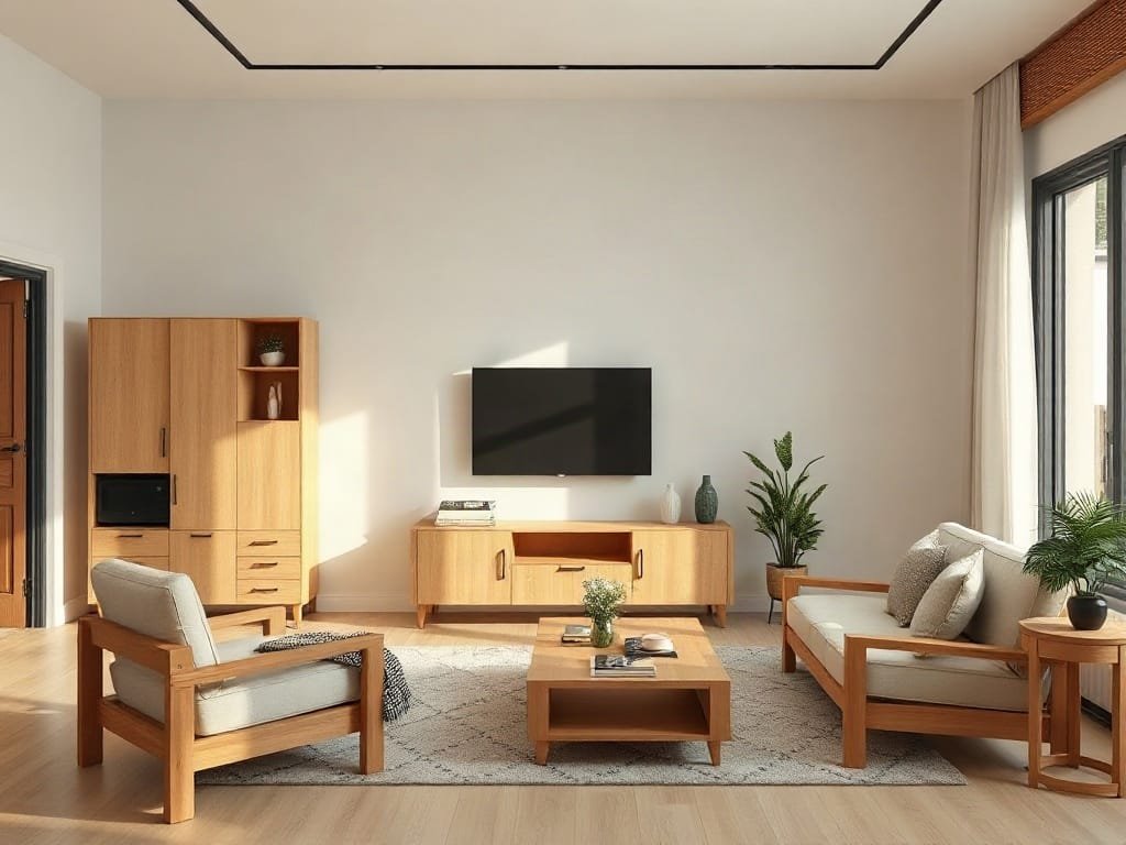 Kinh nghiệm chọn nội thất gỗ: hợp không gian