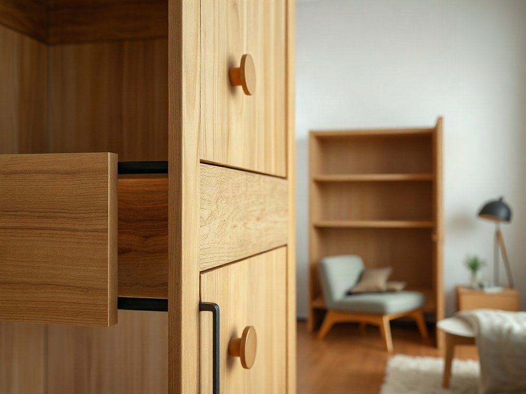 Kinh nghiệm chọn tủ quần áo: chi tiết phụ kiện