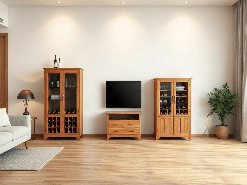 Khám Phá Những Thiết Kế Tủ Rượu Phòng Khách Đẹp Đáng Sở Hữu Kinh nghiệm chọn tủ rượu: so sánh kích thước
