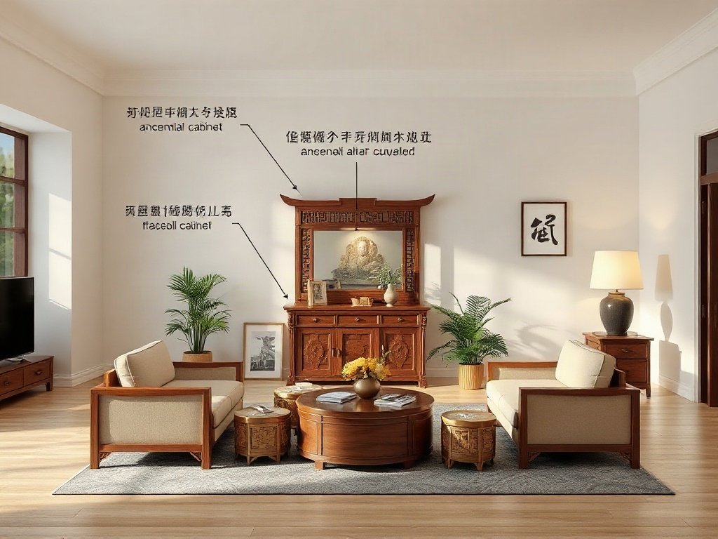 Bí Quyết Phong Thủy Cho Bàn Thờ Gia Tiên Mang Lại Bình An Và Tài Lộc Phong thủy tủ thờ: hướng bố trí