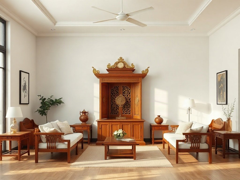 Cách Đặt Bàn Thờ Hợp Tuổi Gia Chủ Để Gia Đạo Hưng Vượng Phong thủy tủ thờ: không gian thực tế